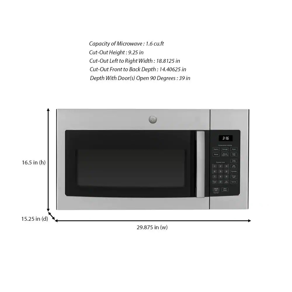 JVM3160RFSS-GE-Microwave-5